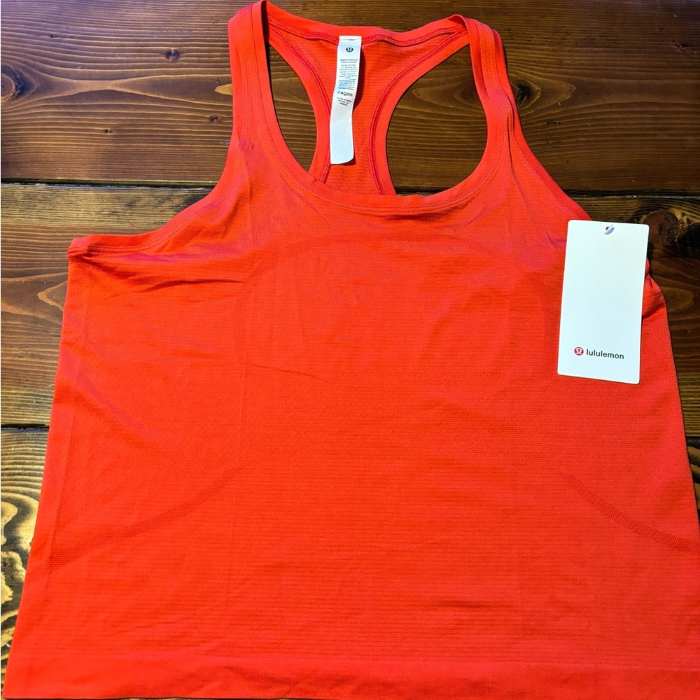Lululemon Swiftly Tech Racerback Tank 2.0 Red Size 12